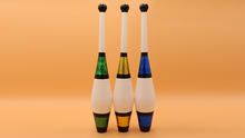 Load image into Gallery viewer, Juggling Set (3 Decorated Clubs) Assorted Colors by Zyko - Trick