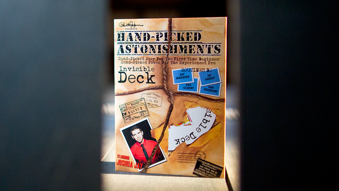 Paul Harris Presents Hand-picked Astonishments (Invisible Deck) by Paul Harris and Joshua Jay - DVD