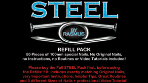 STEEL Refill Nails 50 ct. (100mm) by Rasmus - Trick