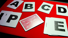 Load image into Gallery viewer, Alphabet Playing Cards Bicycle No Index by PrintByMagic - Trick