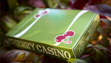 Load image into Gallery viewer, Cherry Casino (Sahara Green) Playing Cards by Pure Imagination Projects