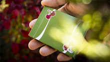 Load image into Gallery viewer, Cherry Casino (Sahara Green) Playing Cards by Pure Imagination Projects