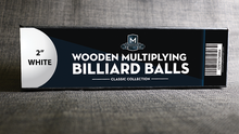 Load image into Gallery viewer, Wooden Billiard Balls (2&quot; White) by Classic Collections - Trick