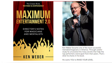 Load image into Gallery viewer, Maximum Entertainment 2.0: Expanded &amp; Revised by Ken Weber - Book