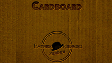 Load image into Gallery viewer, CARDBOARD The Book by Patrick G. Redford - Book