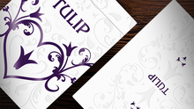 Load image into Gallery viewer, Purple Tulip Playing Cards Dutch Card House Company