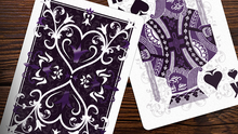 Load image into Gallery viewer, Purple Tulip Playing Cards Dutch Card House Company