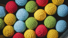 Load image into Gallery viewer, Crochet Ball Set (Blue) by TCC