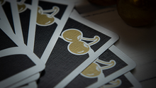 Load image into Gallery viewer, Limited Edition Cherry Casino (Monte Carlo Black and Gold) Numbered Seals Playing Cards by Pure Imagination Projects