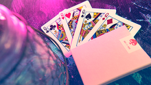 Load image into Gallery viewer, Cherry Casino House Deck Playing Cards (Flamingo Pink)