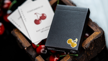 Load image into Gallery viewer, Cherry Casino House Deck (Monte Carlo Black and Gold) Playing Cards by Pure Imagination Projects