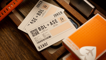 Load image into Gallery viewer, Lounge Edition in Hangar (Orange)  by Jetsetter Playing Cards