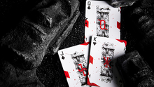 Load image into Gallery viewer, Moai Red Edition Playing Cards by Bocopo