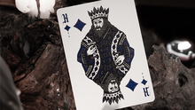 Load image into Gallery viewer, Deal with the Devil (Cobalt Blue) UV Playing Cards by Darkside Playing Card Co