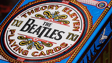 Load image into Gallery viewer, The Beatles (Blue) Playing Cards by theory11