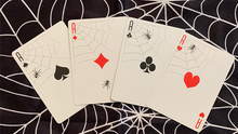 Load image into Gallery viewer, Gilded Bicycle Spider (Tan) Playing Cards