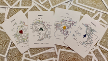 Load image into Gallery viewer, Gilded Geographical Hodges Playing Cards