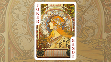 Load image into Gallery viewer, Mucha Princess Hyacinth Silver Edition Playing Cards by TCC