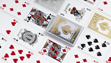 Load image into Gallery viewer, Bicycle Metalluxe Silver Playing Cards by US Playing Card Co.