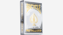 Load image into Gallery viewer, Bicycle Metalluxe Silver Playing Cards by US Playing Card Co.