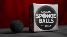 Load image into Gallery viewer, Magic Sponge Balls 4PK BLACK 1&quot; by Murphy&#39;s Magic