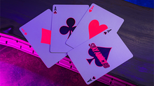 Load image into Gallery viewer, Bicycle Star-Fire Pink Neon Playing Cards