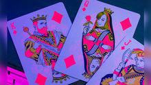 Load image into Gallery viewer, Bicycle Star-Fire Pink Neon Playing Cards