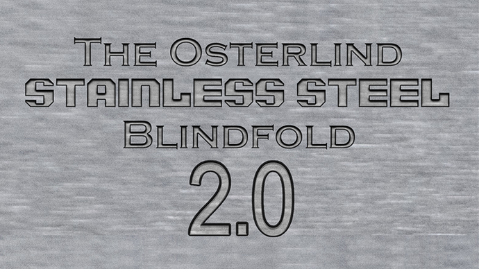 Stainless Steel Blindfold 2.0 by Richard Osterlind