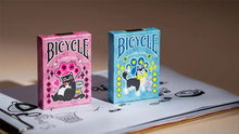 Load image into Gallery viewer, Bicycle Cat (Pink) Playing Cards by US Playing Card Co.