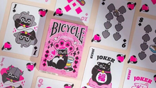 Load image into Gallery viewer, Bicycle Cat (Pink) Playing Cards by US Playing Card Co.