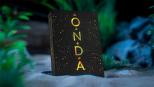 Load image into Gallery viewer, ONDA V2 (Black and Gold) by Jocu Playing Cards