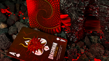 Load image into Gallery viewer, Draconian Crimson Playing Cards by Midnight Cards