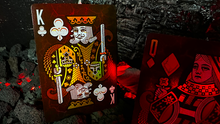 Load image into Gallery viewer, Draconian Crimson Playing Cards by Midnight Cards