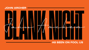 Blank Night 2025 Edition (Orange) by John Archer