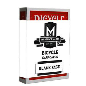 Blank Face Bicycle Cards (Red)