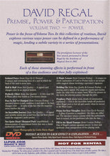 Load image into Gallery viewer, Premise Power &amp; Participation Vol. 3 by David Regal and L &amp; L Publishing - DVD