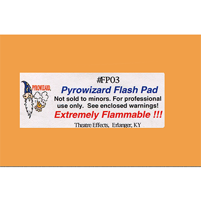 Theatre Effects Pyrowizard™ Flash Paper Sheets - 2